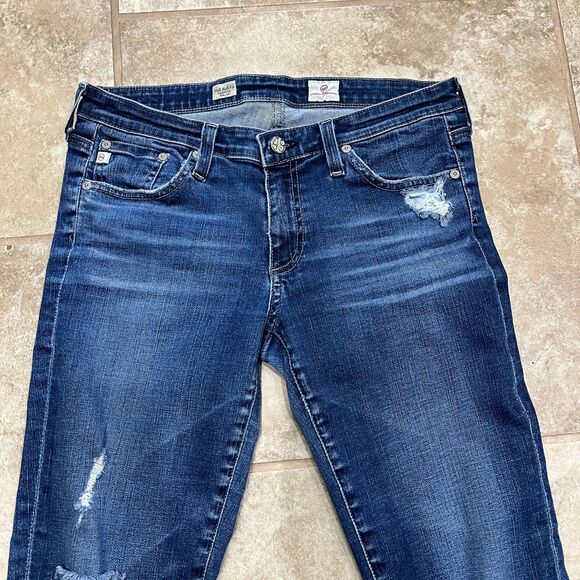 AG Adriano Goldschmied Stilt Roll-Up Cigarette Jeans | Size 29R - Picture 4 of 13